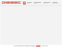 Tablet Screenshot of digisec.hu